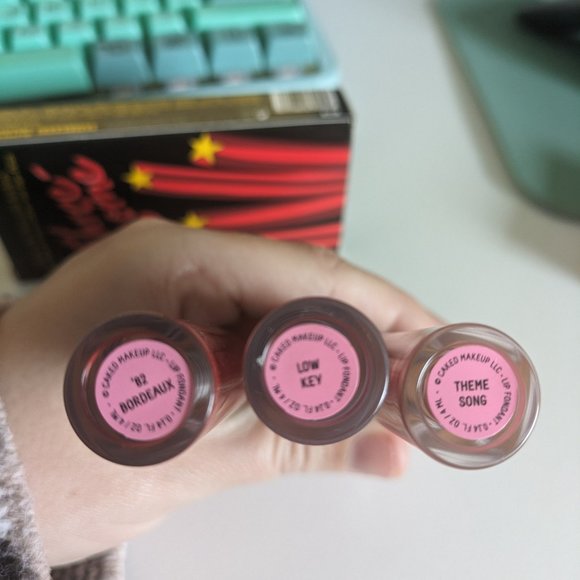 🌸 Half Caked Game Changer Lip Fondant Trio & Hot Mess Glitter Gel Pens BUNDLE - Picture 4 of 16